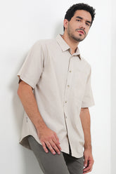 Cardinal Kemeja Lengan Pendek Loose Fit Pria C0007P12A